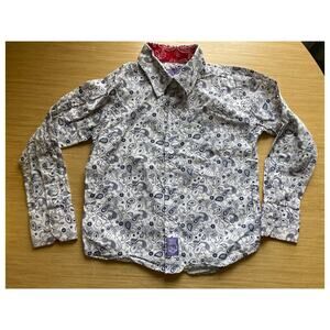 Ciao Marco Paisley Button Front Shirt 2T wedding
